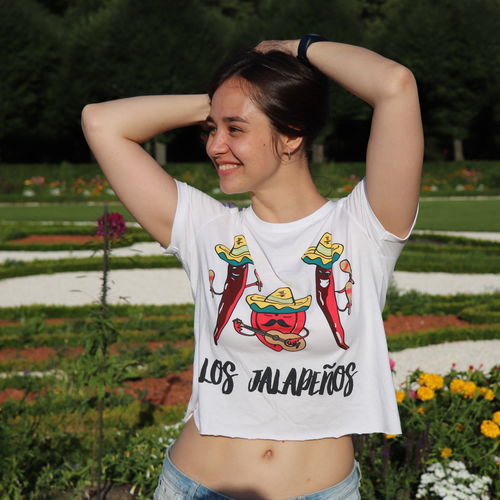 Funny summer T-Shirt with Jalapeños print